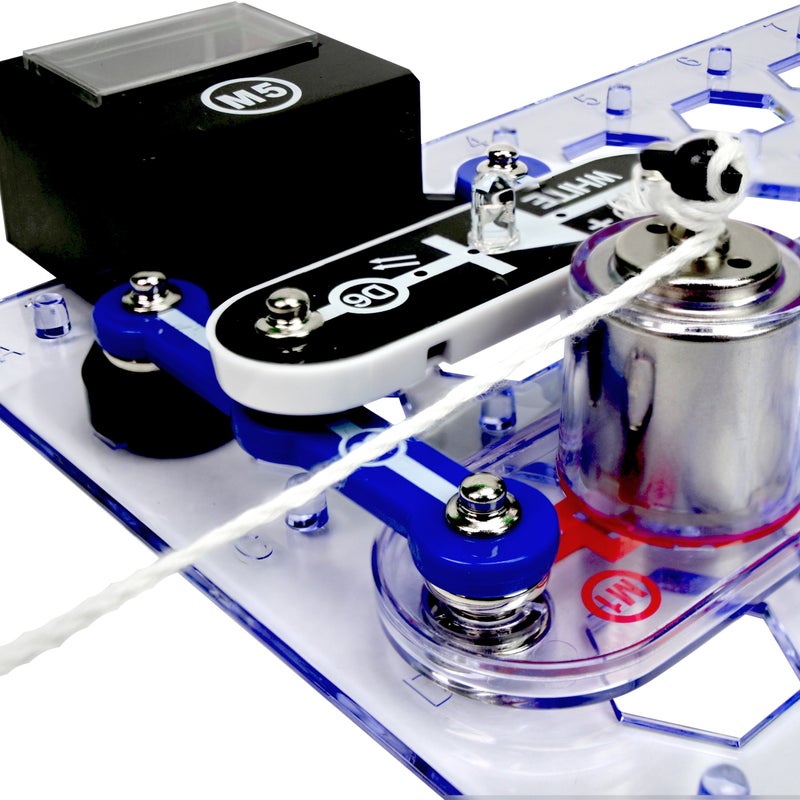 Snap Circuits مجموعة اكتشاف الإلكترونيات STEM من Snap Circuits | استكشاف المغناطيسية والإلكترونيات | للأعمار 8+ | أكثر من 85 مشروع عملي - Image 2